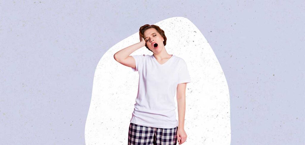 Müde Frau – Eisen- und Vitamin-D-Test in der Apotheke Graz gegen Erschöpfung